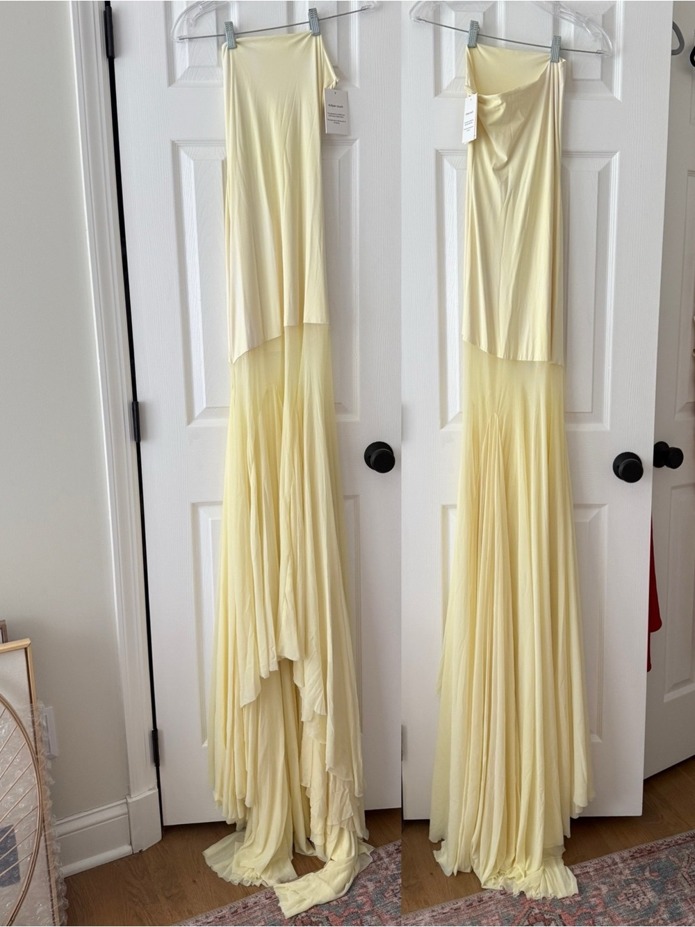 DEME by Gabriella Dahlia Strapless Gown Maxi Dress Butter Yellow *FLAWED* - Picture 2 of 12